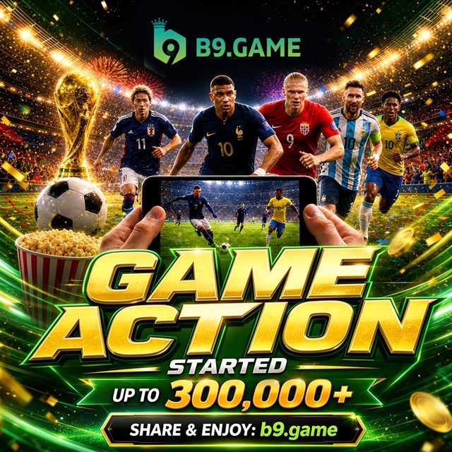B9 Game Action 体育娱乐海报